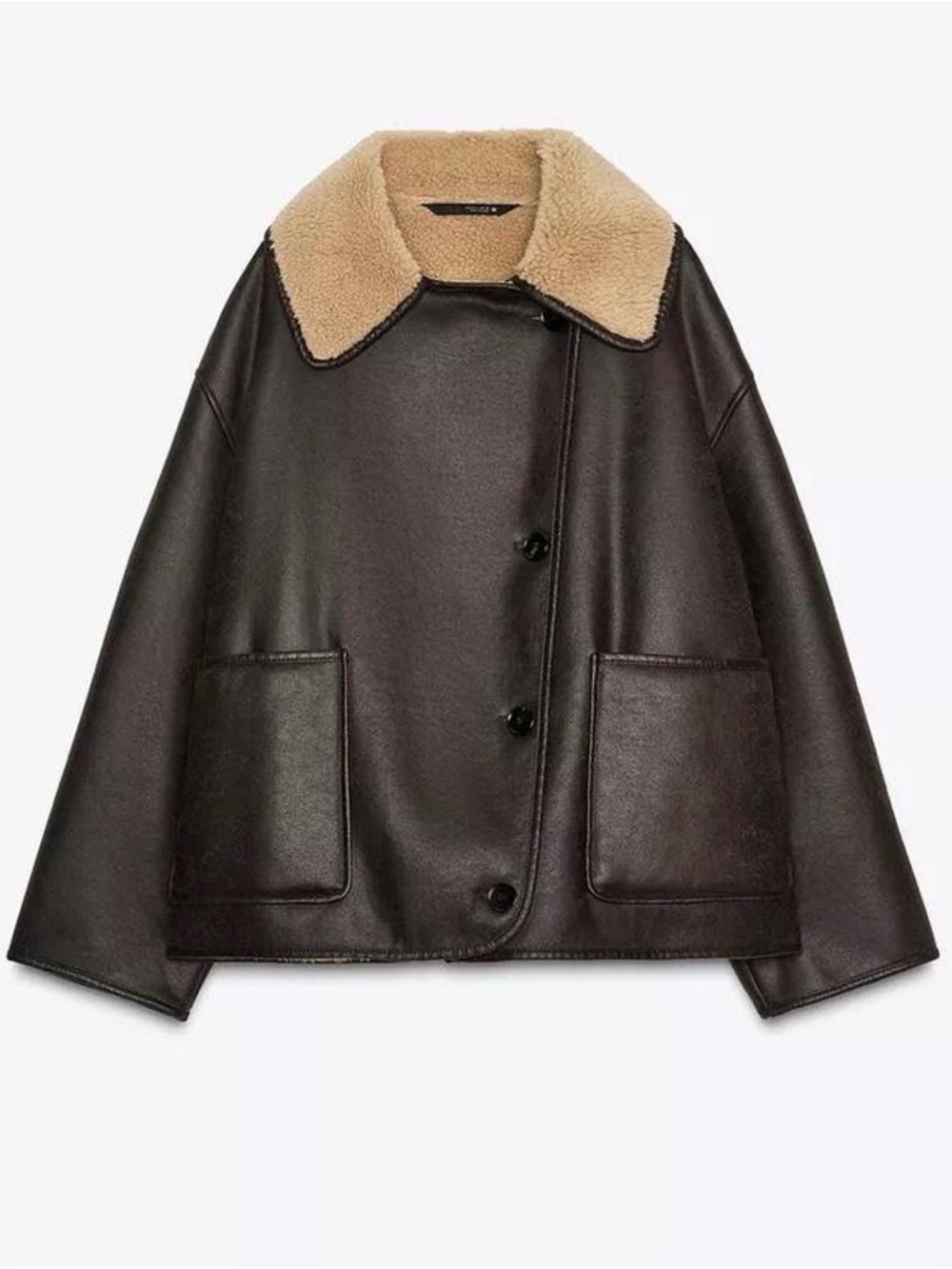 Zara faux leather Jacket size XS